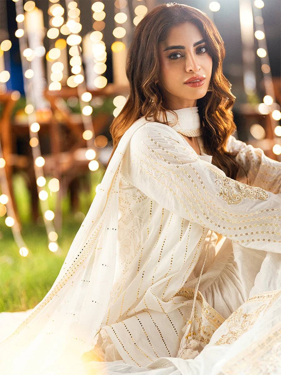 Salitex | Signature Festive Chiffon | WW003 by Maria Faisal - Registered Vendor of : Salitex - type : Ladies Clothes - 100% original wedding dresses