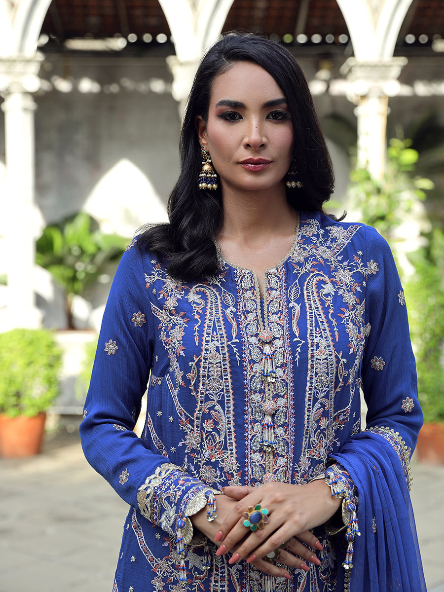 Salitex | Raaya Chiffon 24 | M04 - Wedding Dress - Maria Faisal