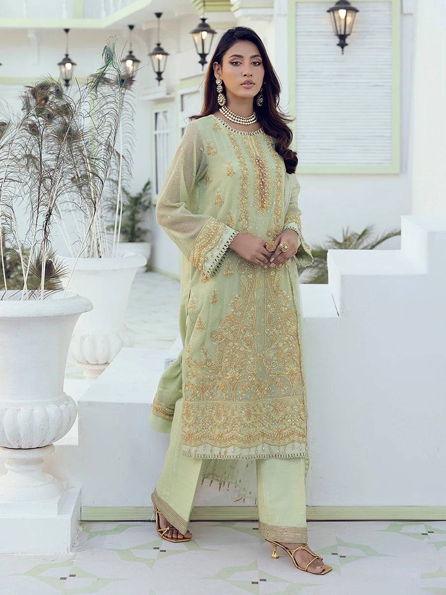 Salitex | Signature Festive Chiffon | NO001 by Maria Faisal - Registered Vendor of : Salitex - type : Ladies Clothes - 100% original wedding dresses