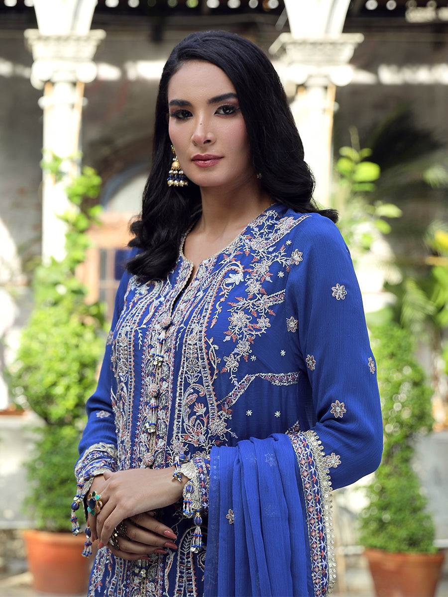Salitex | Raaya Chiffon 24 | M04 - Wedding Dress - Maria Faisal