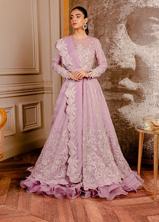 Fozia Khalid I Dilkash Festive Wear 25 | Peri Winkle -  - Maria Faisal