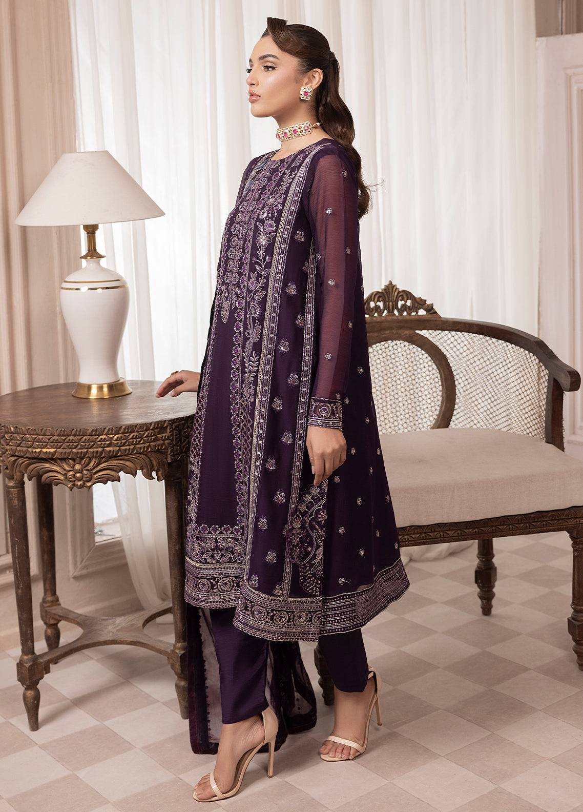 Sahane | Elyssa Festive Chiffon | CT-19006 Mure - ELYSSA by Maria Faisal - Registered Vendor of : Sahane - type : Ladies Clothes - 100% original wedding dresses