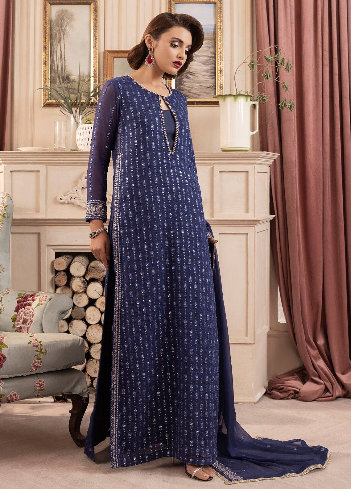 Sahane | Elyssa Festive Chiffon | CT-19002 Elle - ELYSSA by Maria Faisal - Registered Vendor of : Sahane - type : Ladies Clothes - 100% original wedding dresses