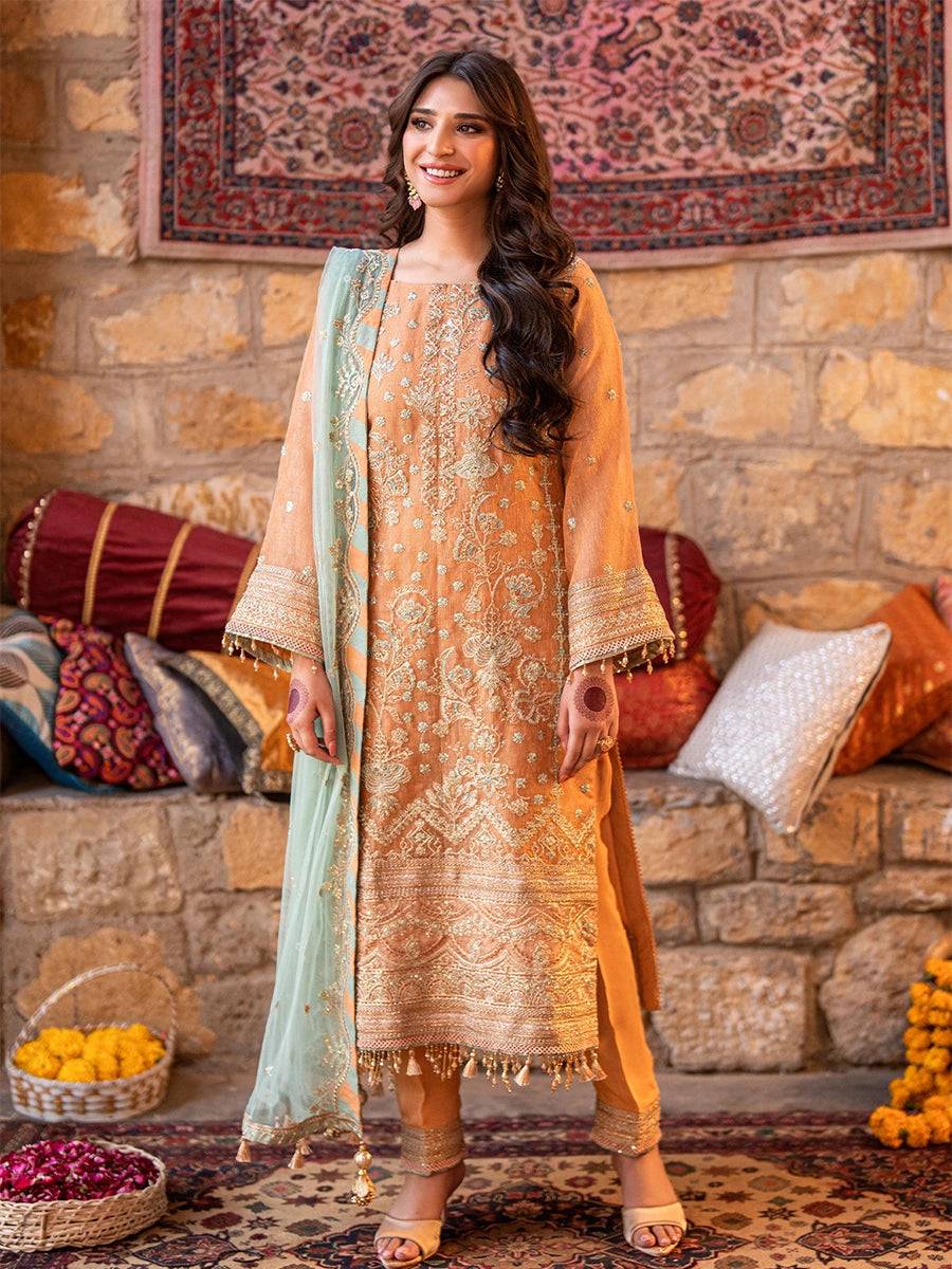 Salitex | Shehnai Festive | No032 by Maria Faisal - Registered Vendor of : Salitex - type : Ladies Clothes - 100% original wedding dresses