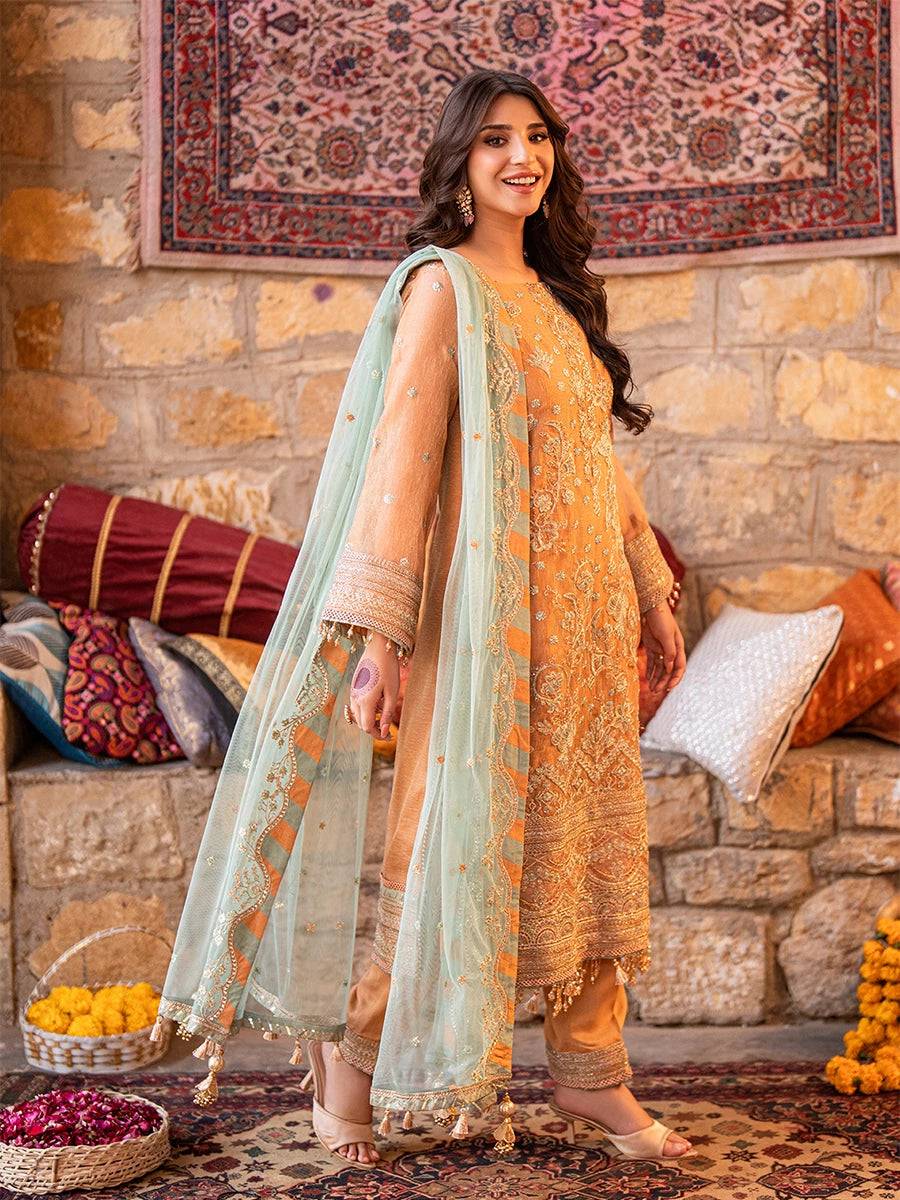 Salitex | Shehnai Festive | No032 by Maria Faisal - Registered Vendor of : Salitex - type : Ladies Clothes - 100% original wedding dresses