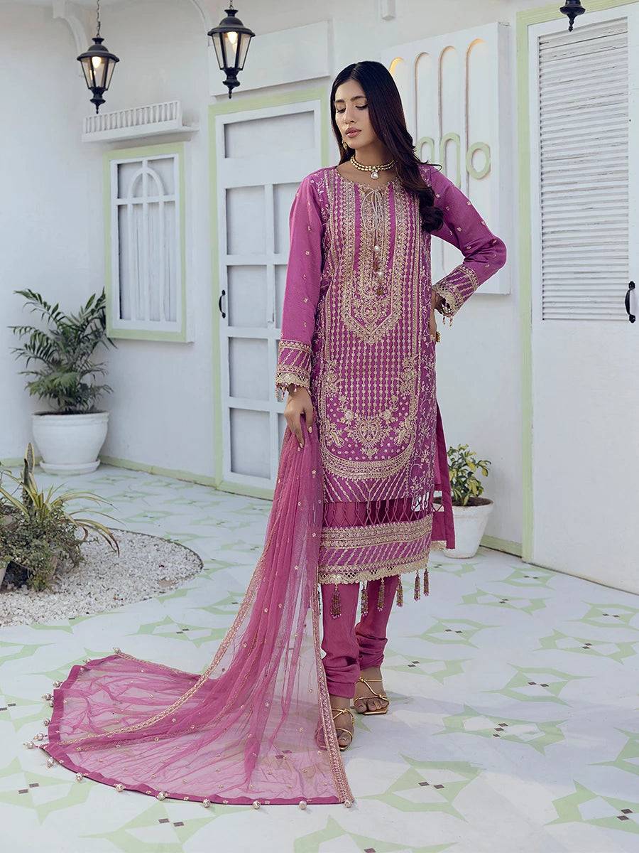 Salitex | Signature Festive Chiffon | NO004 by Maria Faisal - Registered Vendor of : Salitex - type : Ladies Clothes - 100% original wedding dresses
