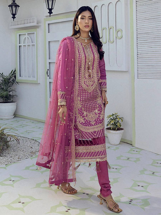Salitex | Signature Festive Chiffon | NO004 by Maria Faisal - Registered Vendor of : Salitex - type : Ladies Clothes - 100% original wedding dresses
