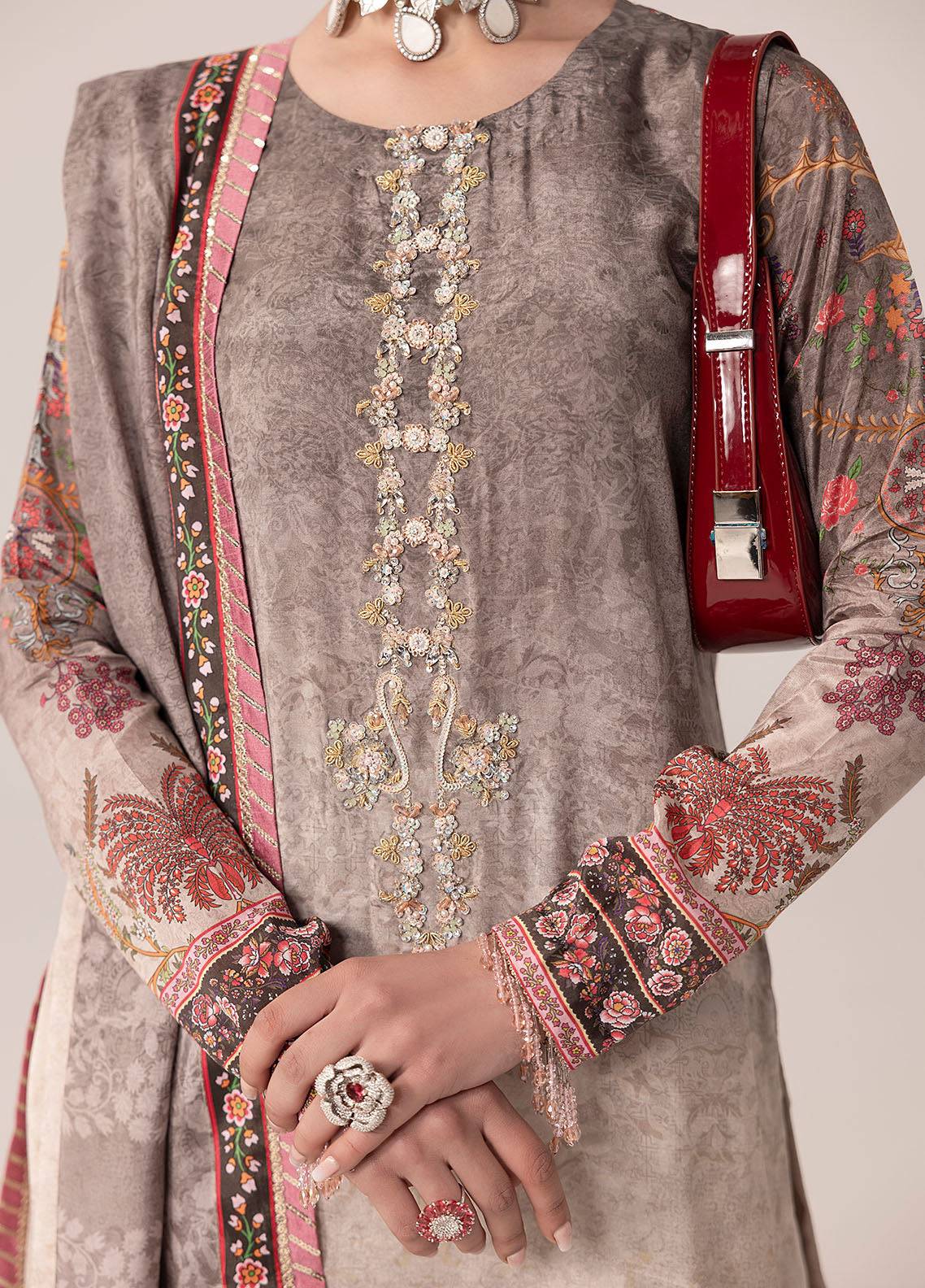 Sahane | Suay Silk Handwork Edit | CT-15008 CLARA - SUAY by Maria Faisal - Registered Vendor of : Sahane - type : Ladies Clothes - 100% original wedding dresses