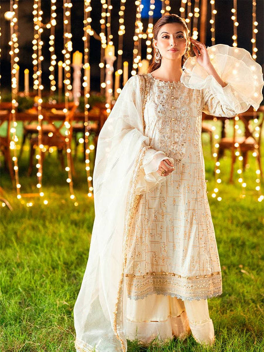 Salitex | Signature Festive Chiffon | WW009 by Maria Faisal - Registered Vendor of : Salitex - type : Ladies Clothes - 100% original wedding dresses