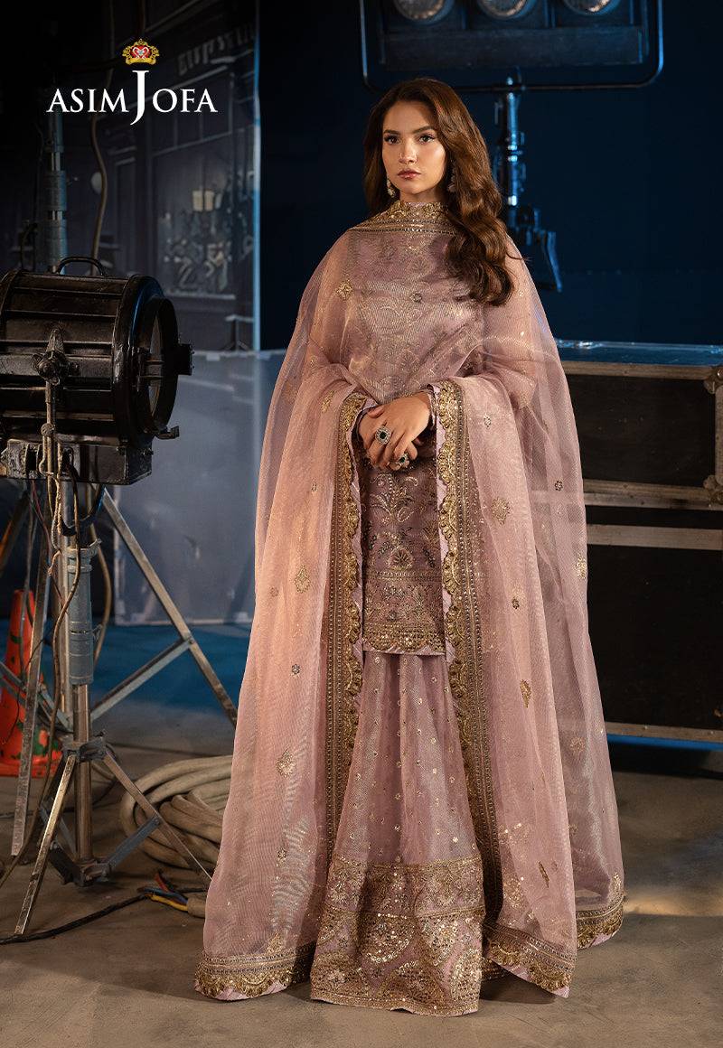 Asim Jofa | Luxury Festive Rejoice | AJLFF-18 by Maria Faisal - Registered Vendor of : Asim Jofa - type : Ladies Clothes - 100% original wedding dresses