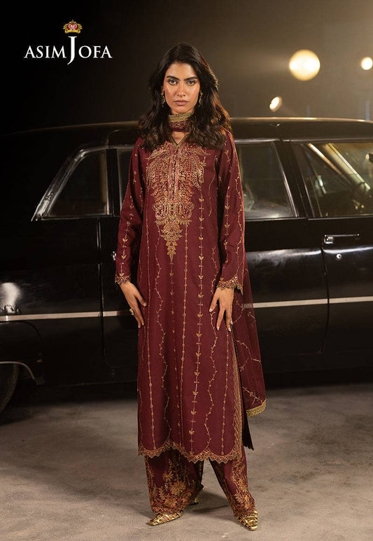 Asim Jofa | Luxury Festive Rejoice | AJLFF-04 by Maria Faisal - Registered Vendor of : Asim Jofa - type : Ladies Clothes - 100% original wedding dresses