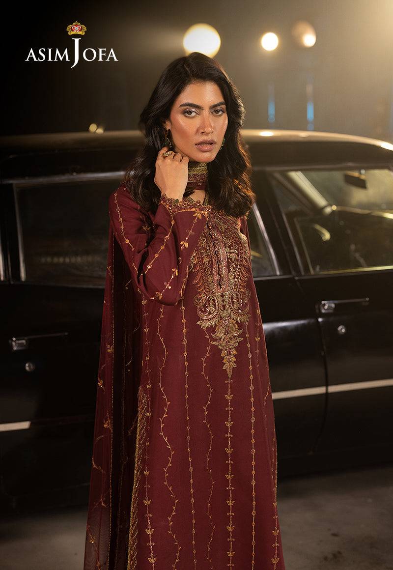 Asim Jofa | Luxury Festive Rejoice | AJLFF-04 by Maria Faisal - Registered Vendor of : Asim Jofa - type : Ladies Clothes - 100% original wedding dresses