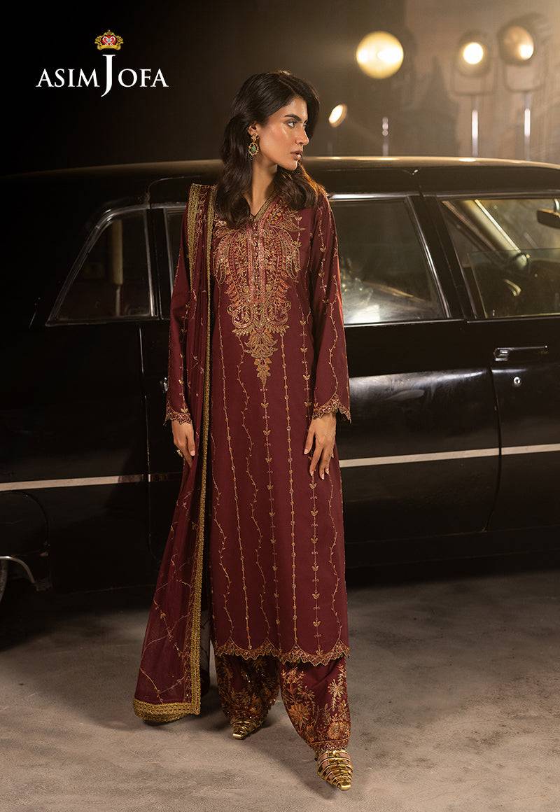 Asim Jofa | Luxury Festive Rejoice | AJLFF-04 by Maria Faisal - Registered Vendor of : Asim Jofa - type : Ladies Clothes - 100% original wedding dresses