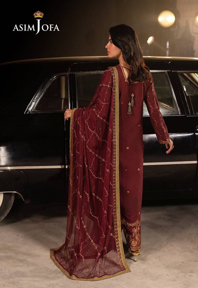 Asim Jofa | Luxury Festive Rejoice | AJLFF-04 by Maria Faisal - Registered Vendor of : Asim Jofa - type : Ladies Clothes - 100% original wedding dresses