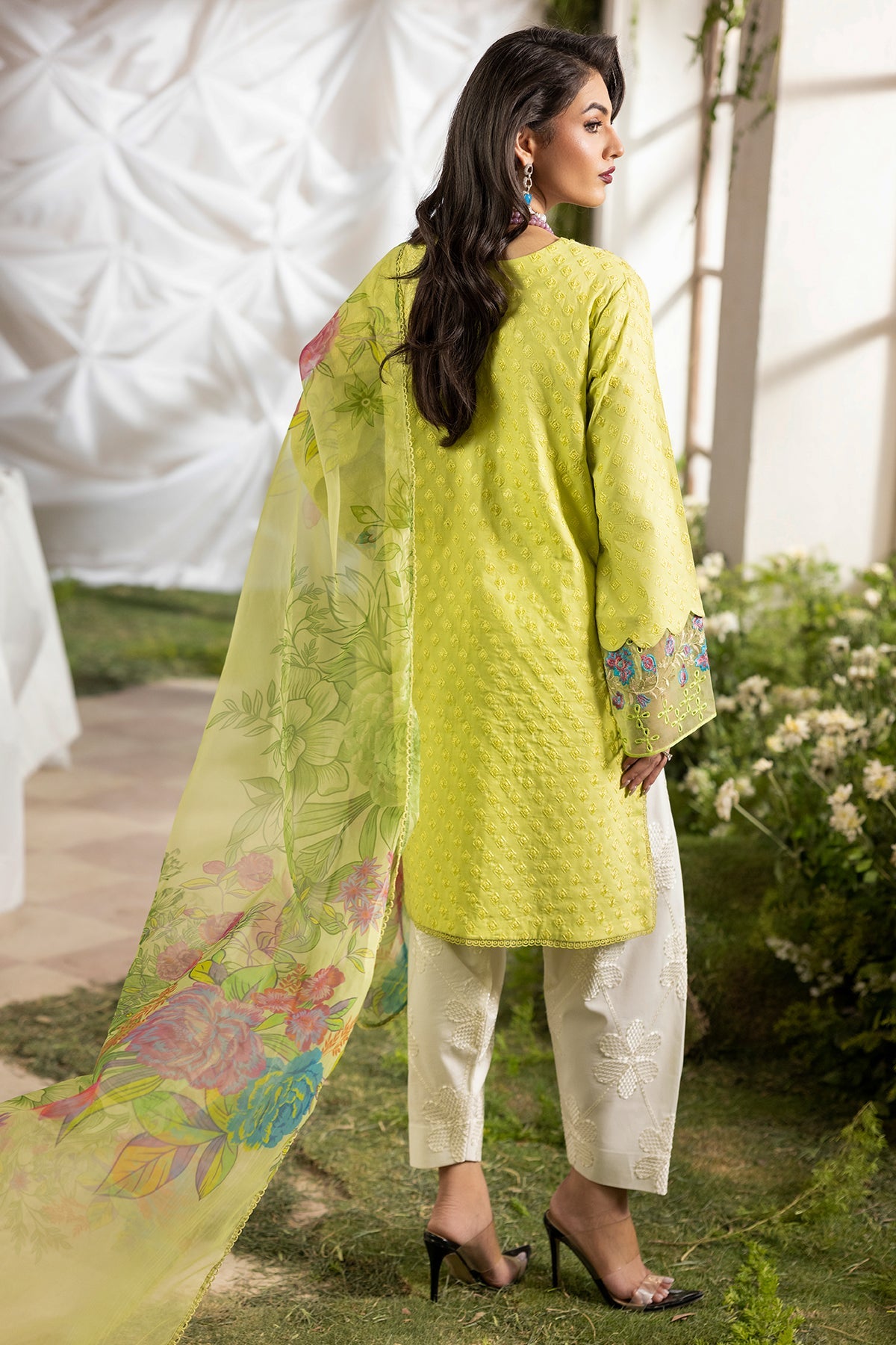 Charizma | Festive Edit | CMA-6-122 - Luxury Dress - available at Maria Faisal in UK and USA.