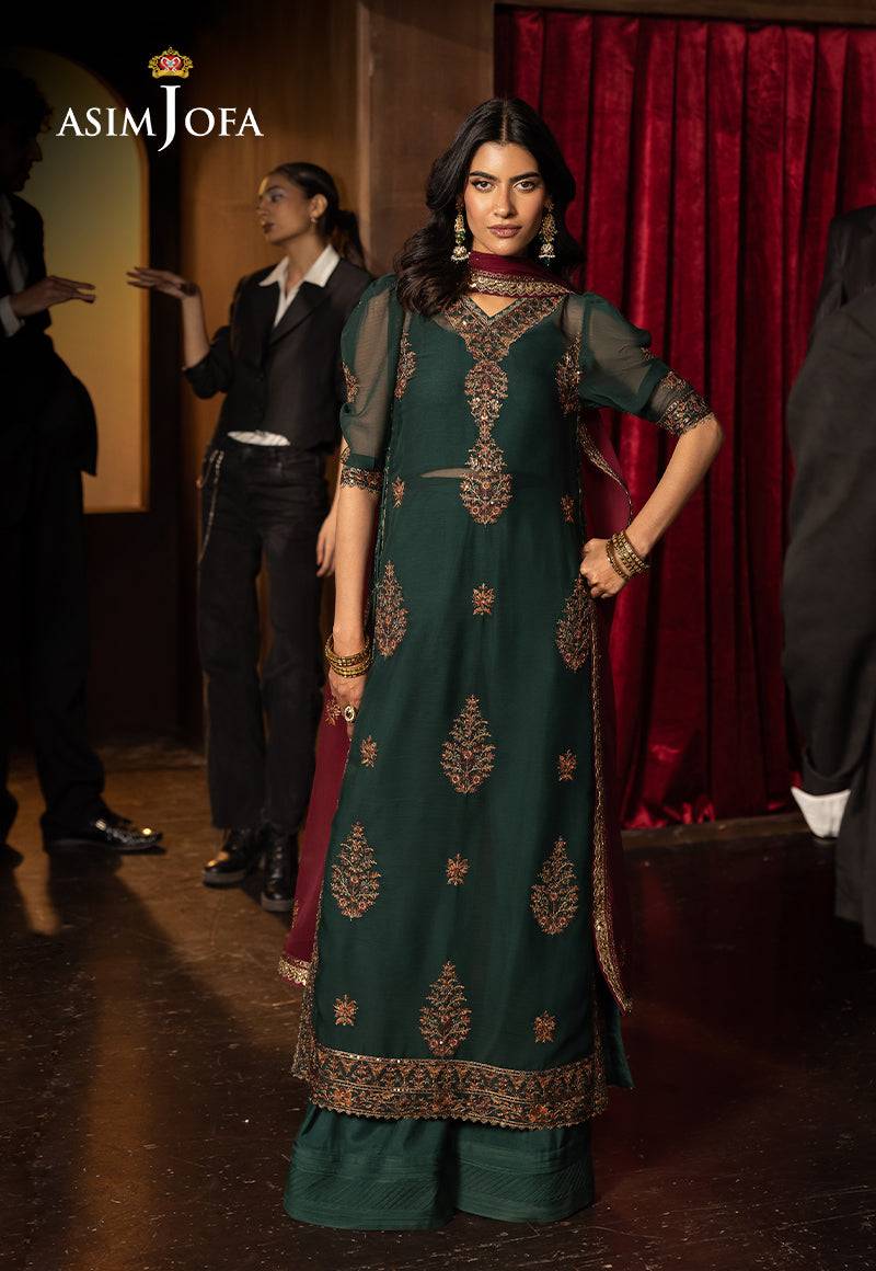 Asim Jofa | Luxury Festive Rejoice | AJLFF-02 by Maria Faisal - Registered Vendor of : Asim Jofa - type : Ladies Clothes - 100% original wedding dresses