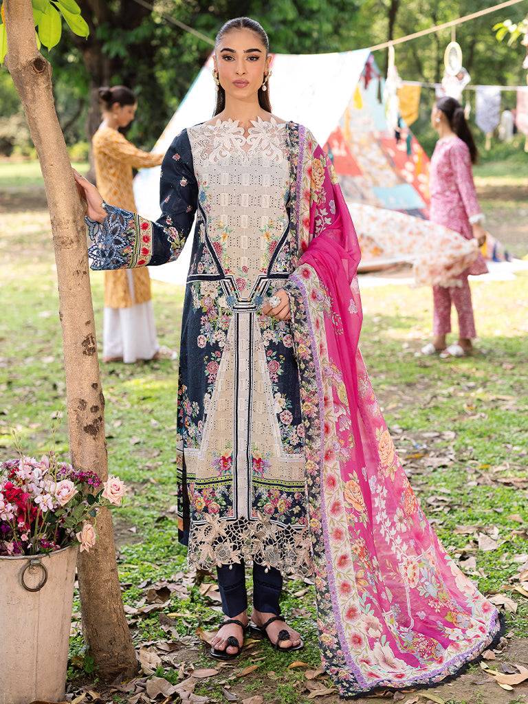 Rajbari | Schiffli Printkari Exclusive | Schiffli Printkari - 12 by Maria Faisal - Registered Vendor of : Rajbari - type : Ladies Clothes - 100% original wedding dresses