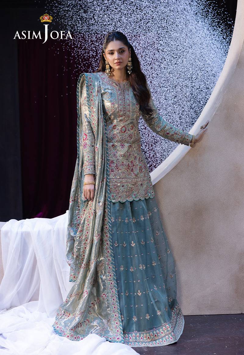 Asim Jofa | Festive Opulence | AJFO-14 by Maria Faisal - Registered Vendor of : Asim Jofa - type : Ladies Clothes - 100% original wedding dresses
