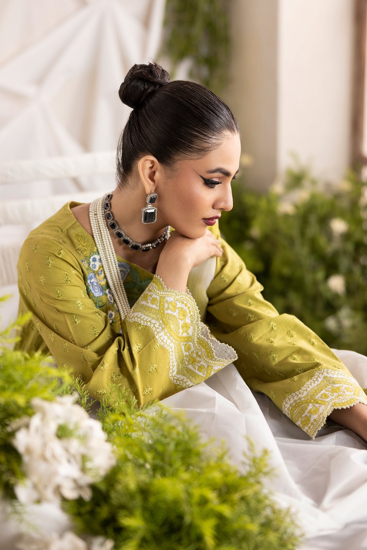 Charizma | Festive Edit | CMA-6-125 - Luxury Dress - available at Maria Faisal in UK and USA.