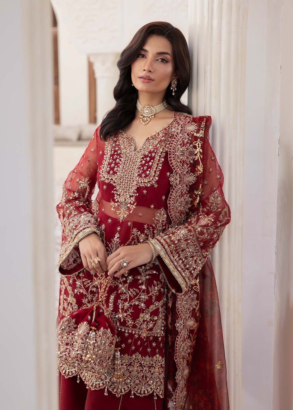 Kanwal Malik | Mirha Eid Luxury Pret 25 | Zehrah by Maria Faisal - Registered Vendor of : Kanwal Malik - type : Ladies Clothes - 100% original wedding dresses