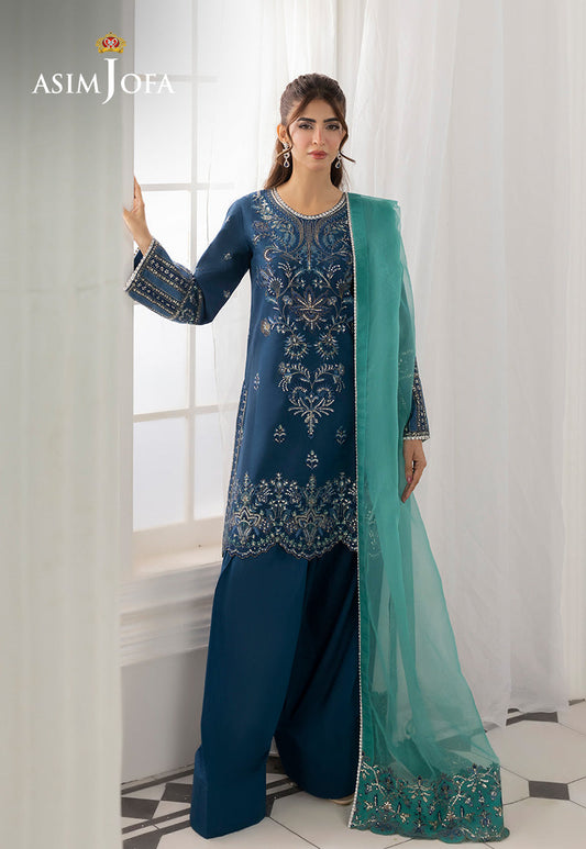 Asim Jofa | Izel Luxury Collection | AJIZL-18 - Ladies Clothes - Maria Faisal