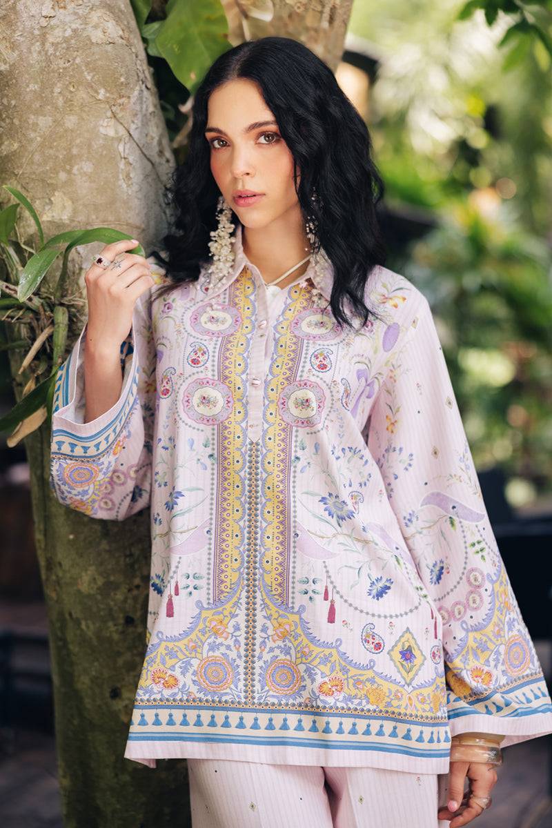 Qalamkar | Printed Co Ords 25 | OP-08 Ruhi by Maria Faisal - Registered Vendor of : Qalamkar - type : Ladies Clothes - 100% original wedding dresses