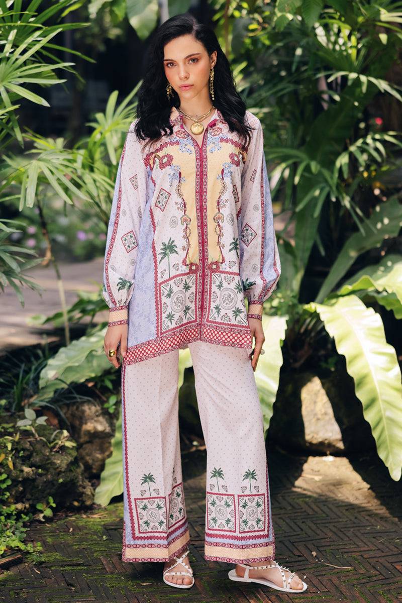 Qalamkar | Printed Co Ords 25 | OP-05 Rihana by Maria Faisal - Registered Vendor of : Qalamkar - type : Ladies Clothes - 100% original wedding dresses