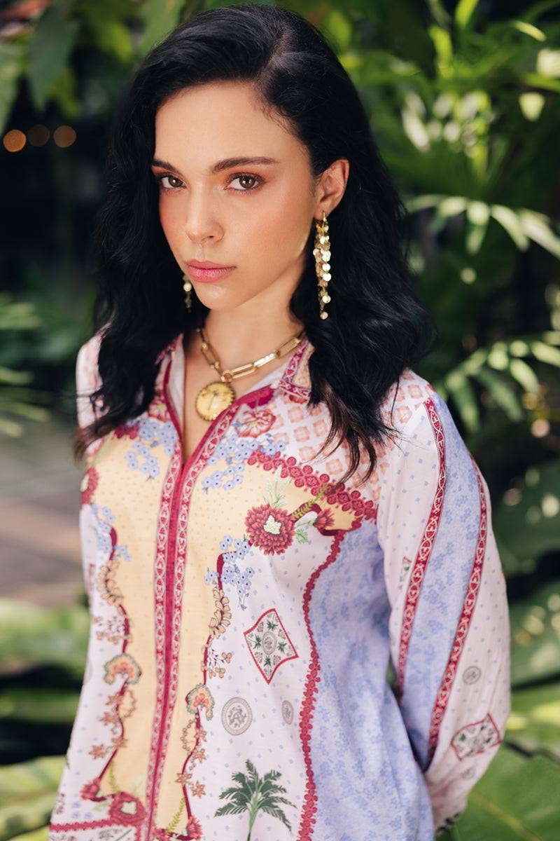 Qalamkar | Printed Co Ords 25 | OP-05 Rihana by Maria Faisal - Registered Vendor of : Qalamkar - type : Ladies Clothes - 100% original wedding dresses