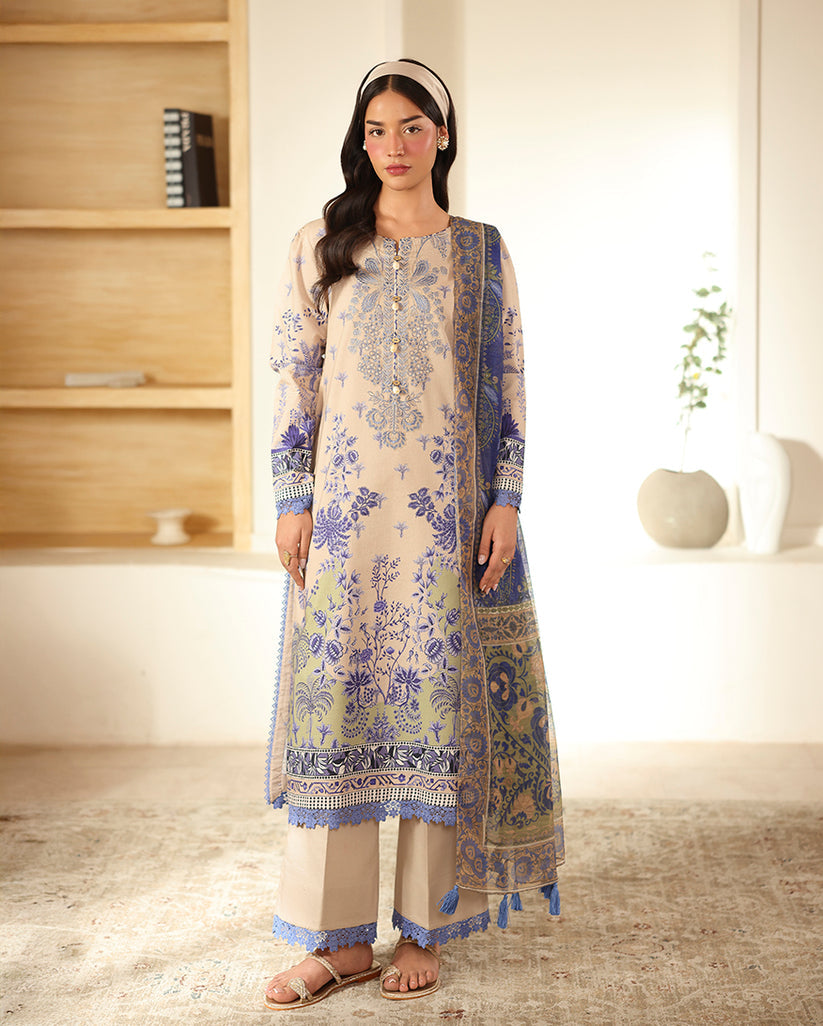 Roheenaz | Pareesa Cambric | Rumaisa - Ladies Clothes - Maria Faisal
