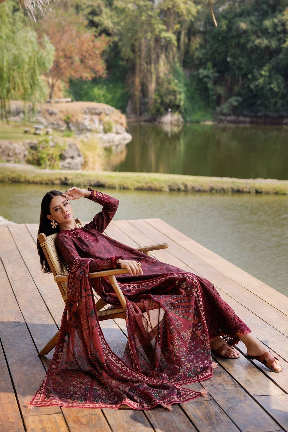Xenia Formals | Luxury Lawn 25 | REEM by Maria Faisal - Registered Vendor of : Xenia Formals - type : Ladies Clothes - 100% original wedding dresses