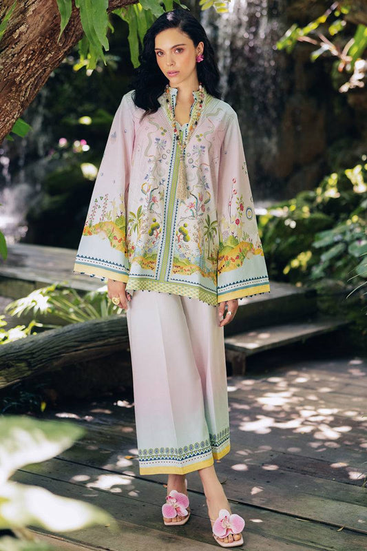 Qalamkar | Printed Co Ords 25 | OP-09 Sigr by Maria Faisal - Registered Vendor of : Qalamkar - type : Ladies Clothes - 100% original wedding dresses