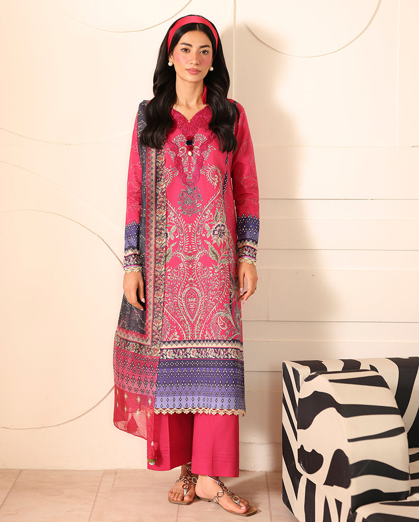 Roheenaz | Pareesa Cambric | Rameen - Ladies Clothes - Maria Faisal