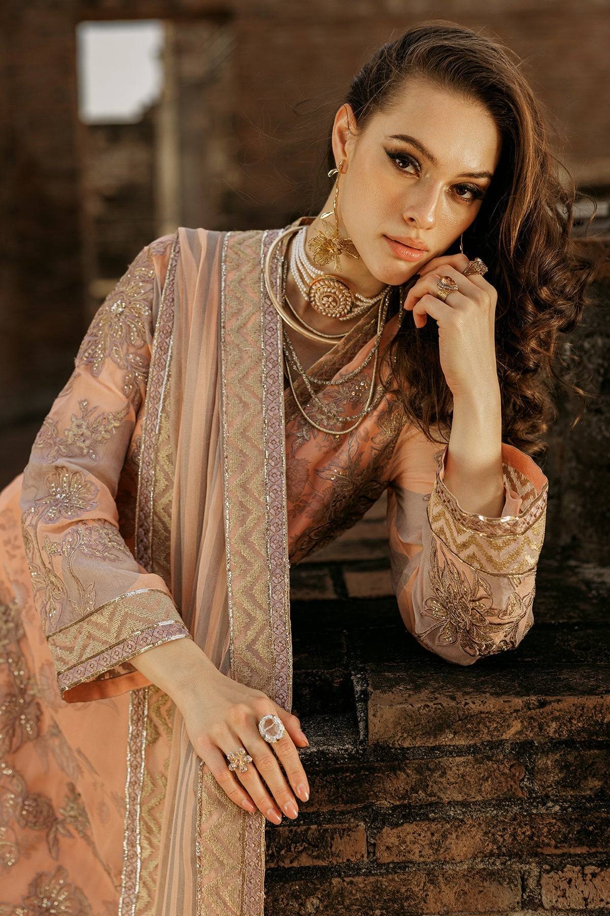 Charizma | Vasl Chiffon Collection | VSL25-05 by Maria Faisal - Registered Vendor of : Charizma - type : Ladies Clothes - 100% original wedding dresses