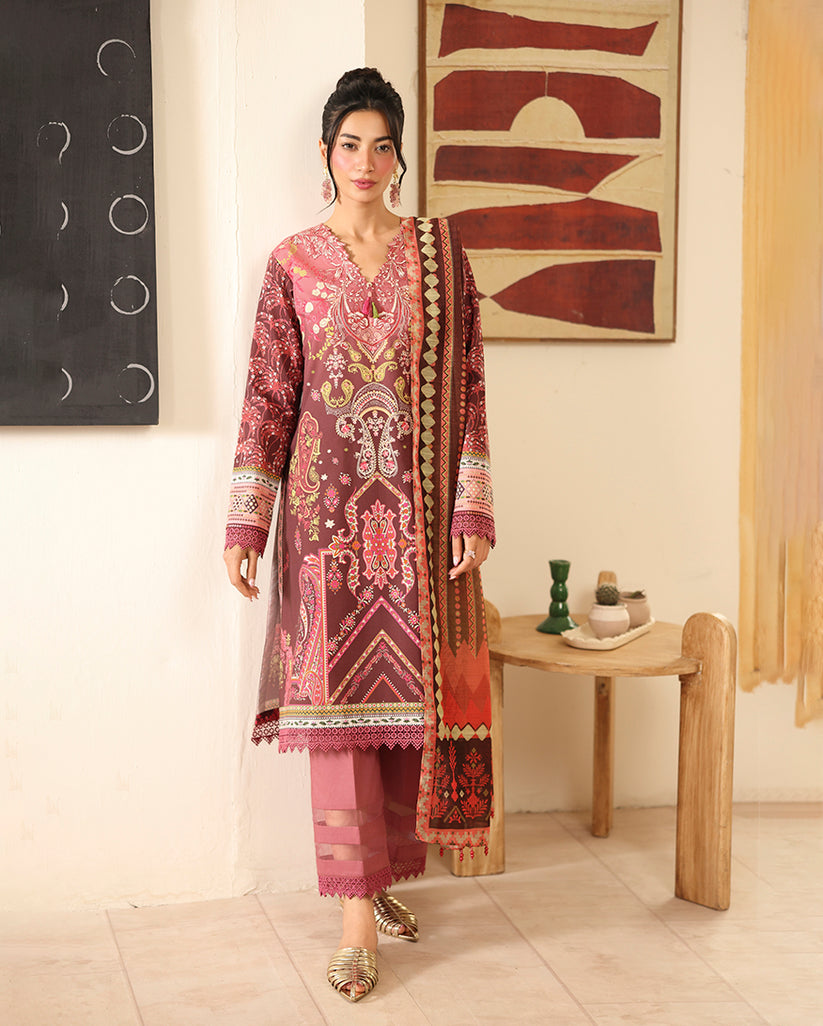 Roheenaz | Pareesa Cambric | Humaina - Ladies Clothes - Maria Faisal