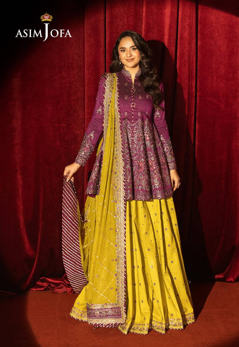 Asim Jofa | Luxury Festive Rejoice | AJLFF-17 by Maria Faisal - Registered Vendor of : Asim Jofa - type : Ladies Clothes - 100% original wedding dresses