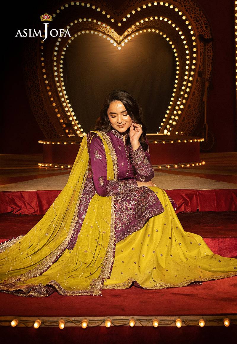 Asim Jofa | Luxury Festive Rejoice | AJLFF-17 by Maria Faisal - Registered Vendor of : Asim Jofa - type : Ladies Clothes - 100% original wedding dresses