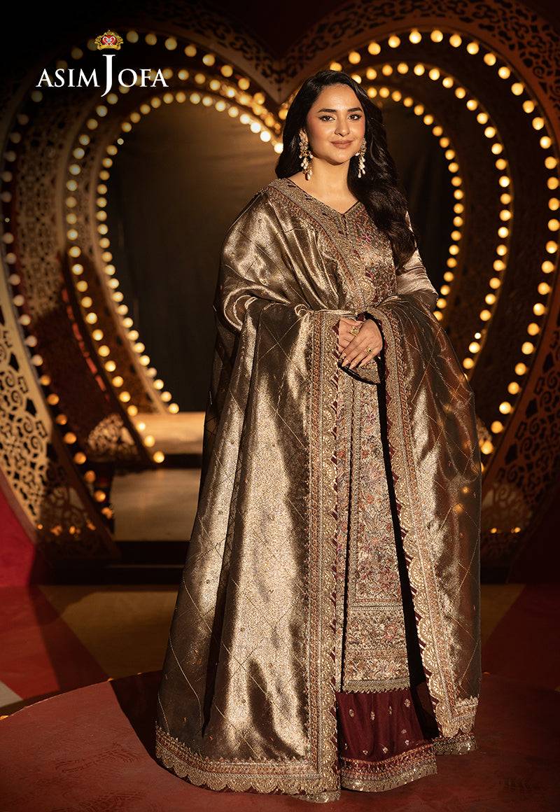 Asim Jofa | Luxury Festive Rejoice | AJLFF-09 by Maria Faisal - Registered Vendor of : Asim Jofa - type : Ladies Clothes - 100% original wedding dresses