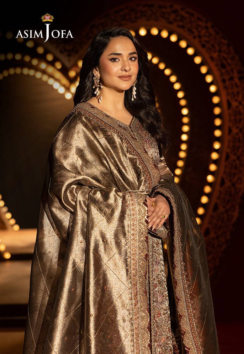 Asim Jofa | Luxury Festive Rejoice | AJLFF-09 by Maria Faisal - Registered Vendor of : Asim Jofa - type : Ladies Clothes - 100% original wedding dresses