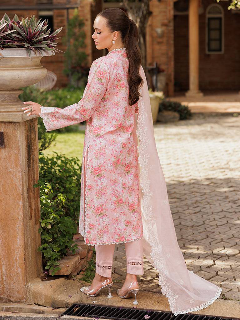 Rajbari | Floral Symphony Lawn 25 | RB-03 by Maria Faisal - Registered Vendor of : Rajbari - type : Ladies Clothes - 100% original wedding dresses