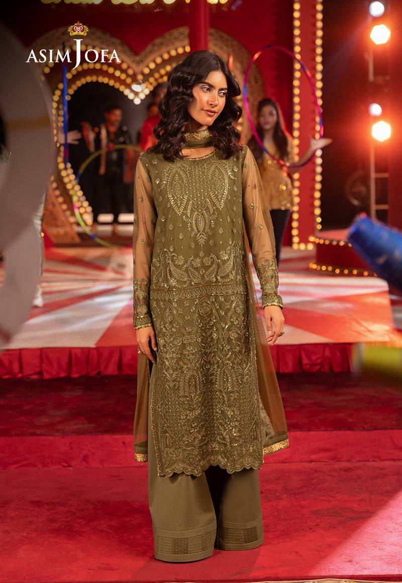 Asim Jofa | Festive Collection 25 | AJLLF-14 by Maria Faisal - Registered Vendor of : Asim Jofa - type : Ladies Clothes - 100% original wedding dresses