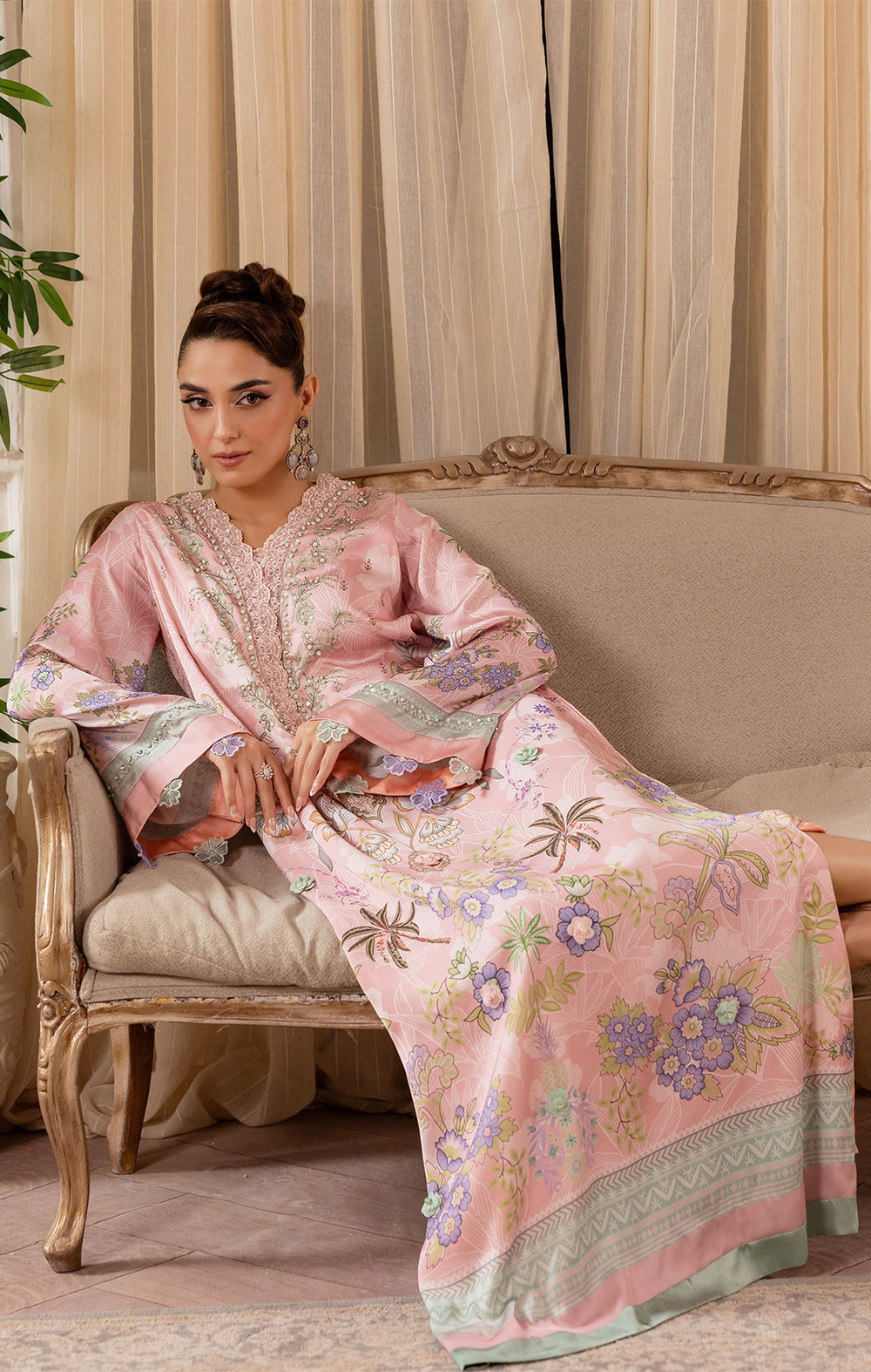 Maya | Eloura Silk Pret 25 |OLEA - Ladies Clothes - Maria Faisal