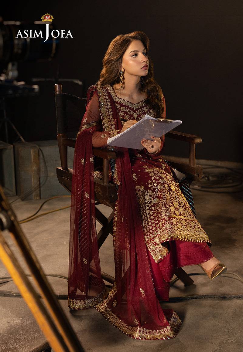 Asim Jofa | Festive Collection 25 | AJLLF-01 by Maria Faisal - Registered Vendor of : Asim Jofa - type : Ladies Clothes - 100% original wedding dresses