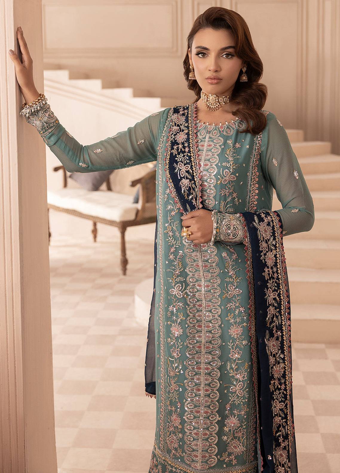 Sahane | Elyssa Festive Chiffon | ELYSSA by Maria Faisal - Registered Vendor of : Sahane - type : Ladies Clothes - 100% original wedding dresses