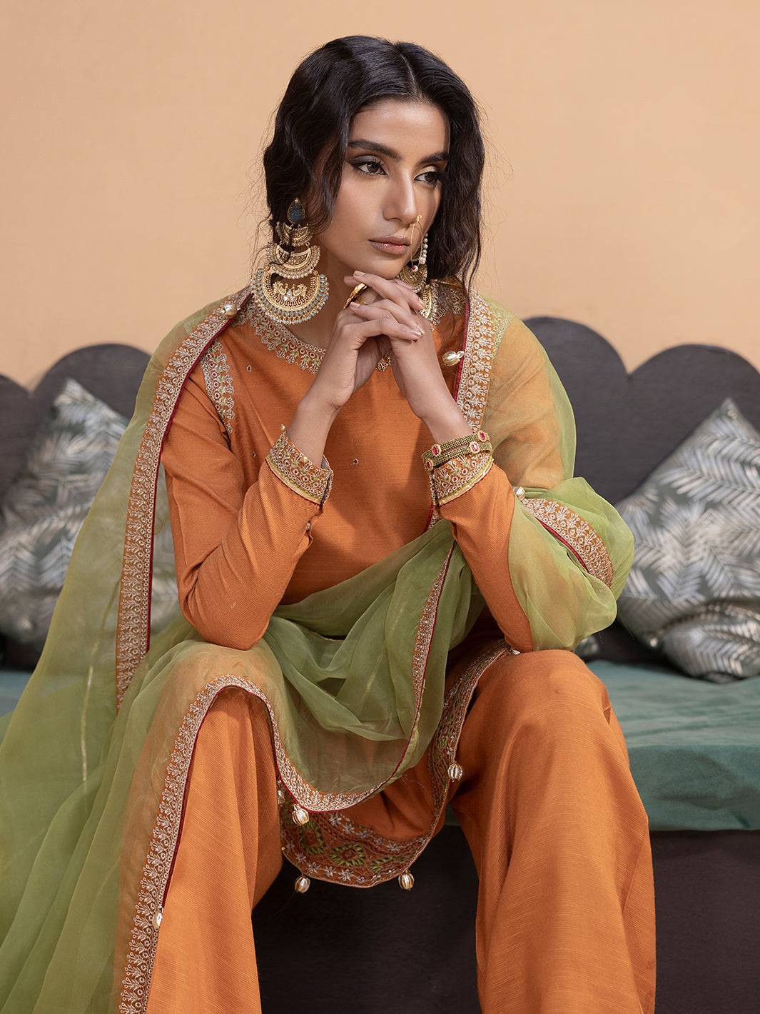 Hem Stitch | Raw Silk Edit 25 | Kashish by Maria Faisal - Registered Vendor of : Hemstitch - type : Ladies Clothes - 100% original wedding dresses