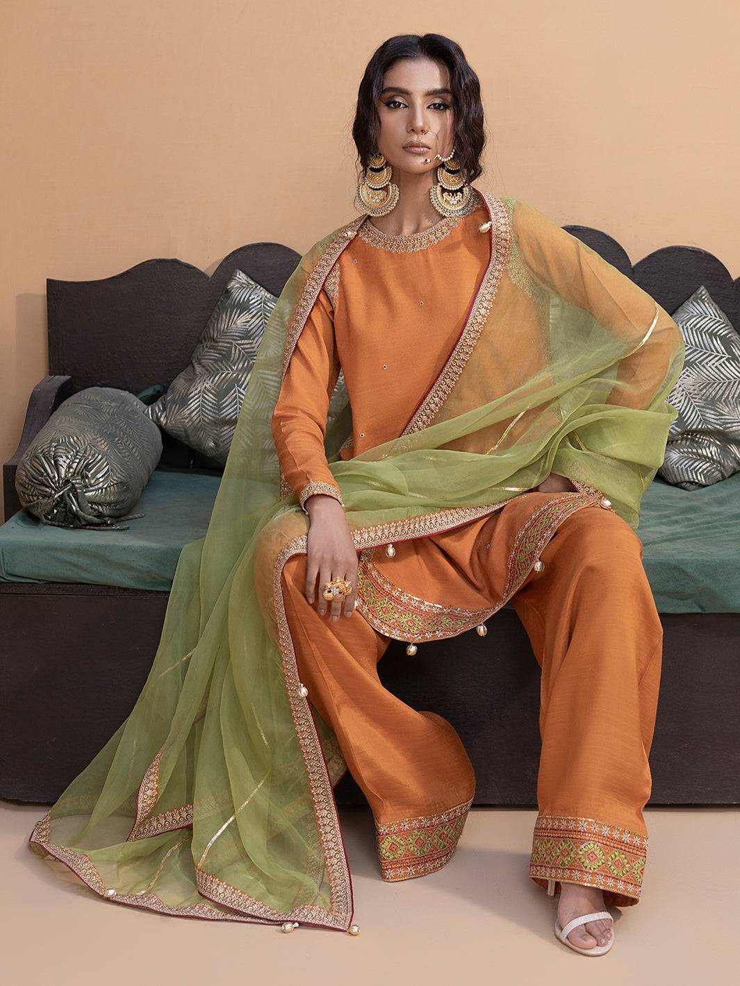Hem Stitch | Raw Silk Edit 25 | Kashish by Maria Faisal - Registered Vendor of : Hemstitch - type : Ladies Clothes - 100% original wedding dresses