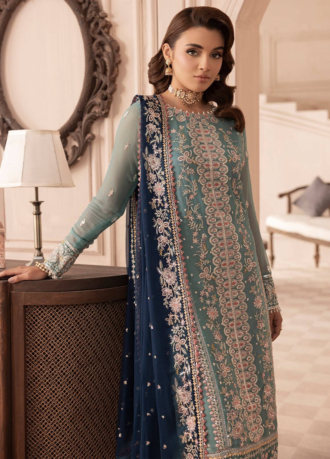 Sahane | Elyssa Festive Chiffon | ELYSSA by Maria Faisal - Registered Vendor of : Sahane - type : Ladies Clothes - 100% original wedding dresses