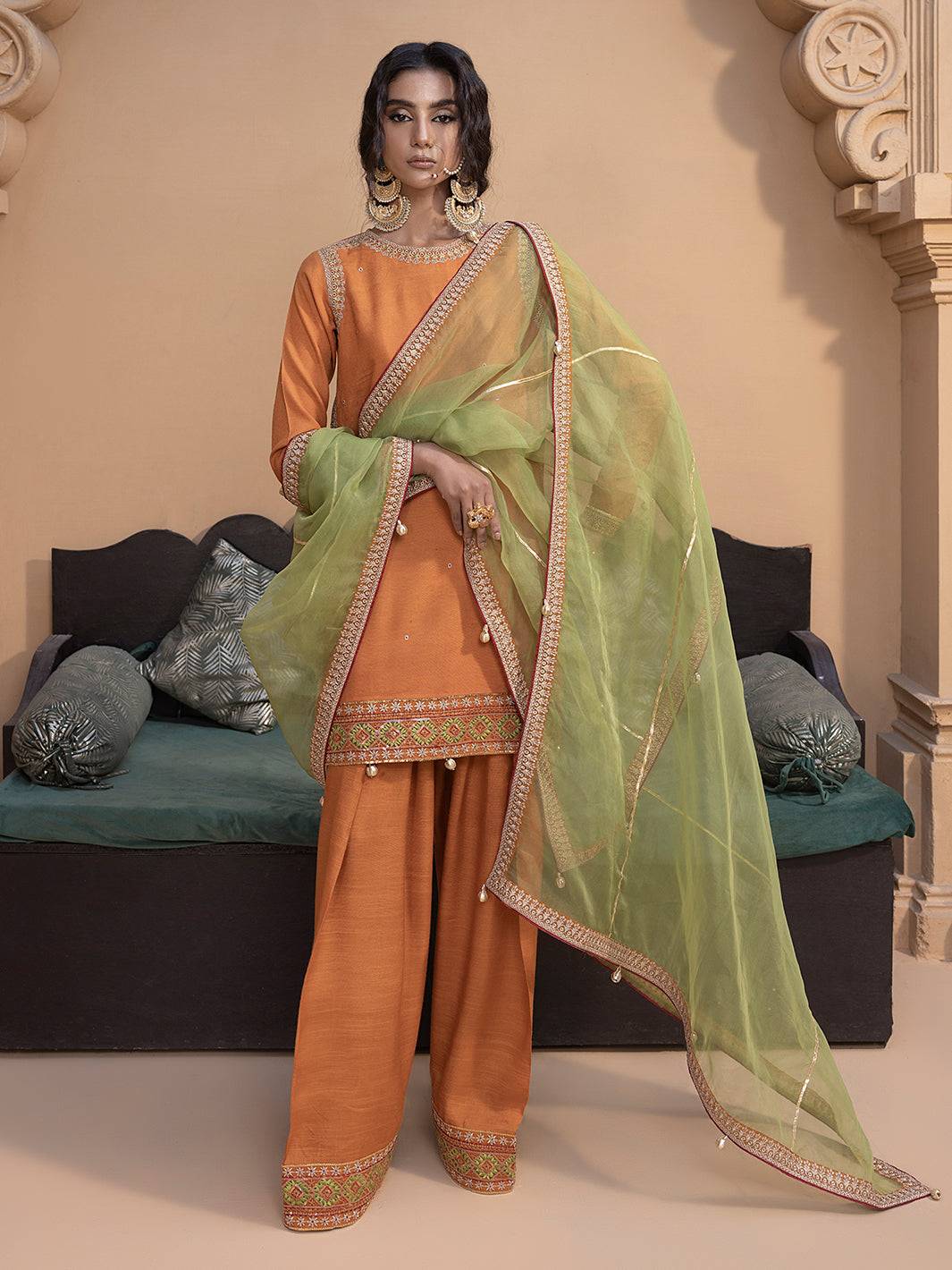 Hem Stitch | Raw Silk Edit 25 | Kashish by Maria Faisal - Registered Vendor of : Hemstitch - type : Ladies Clothes - 100% original wedding dresses
