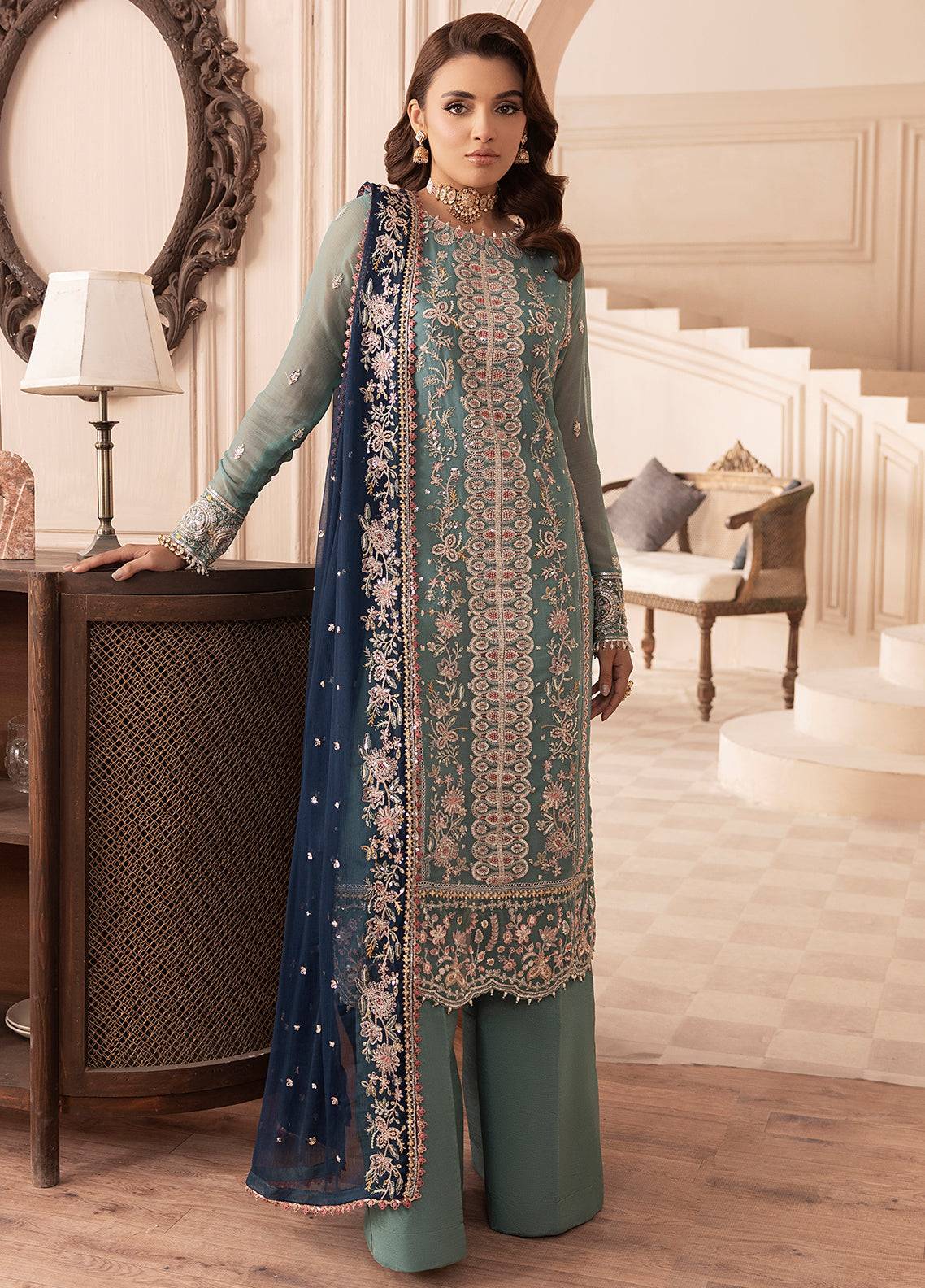 Sahane | Elyssa Festive Chiffon | ELYSSA by Maria Faisal - Registered Vendor of : Sahane - type : Ladies Clothes - 100% original wedding dresses
