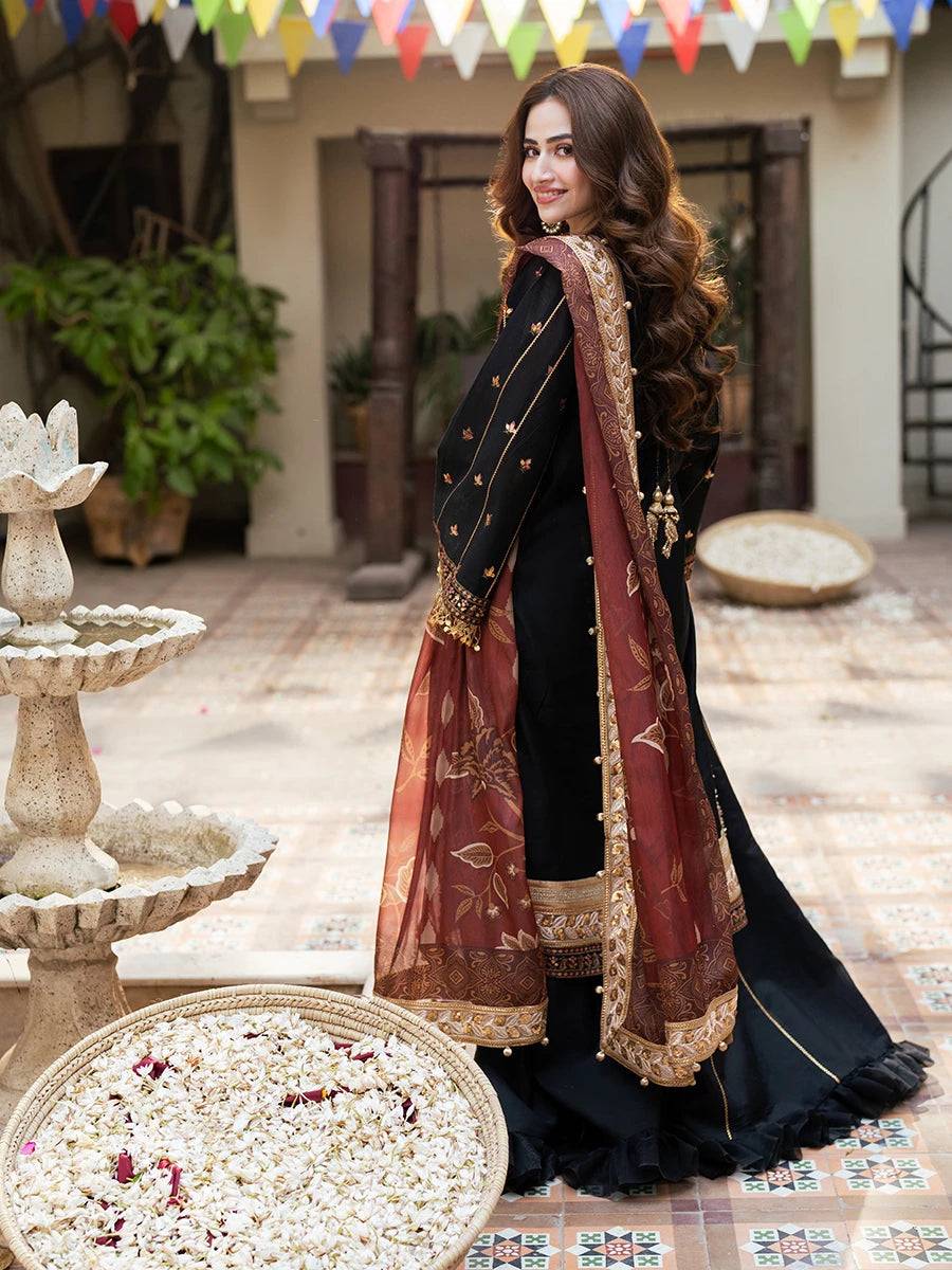 Salitex | Shehnai Festive | NO025 by Maria Faisal - Registered Vendor of : Salitex - type : Ladies Clothes - 100% original wedding dresses