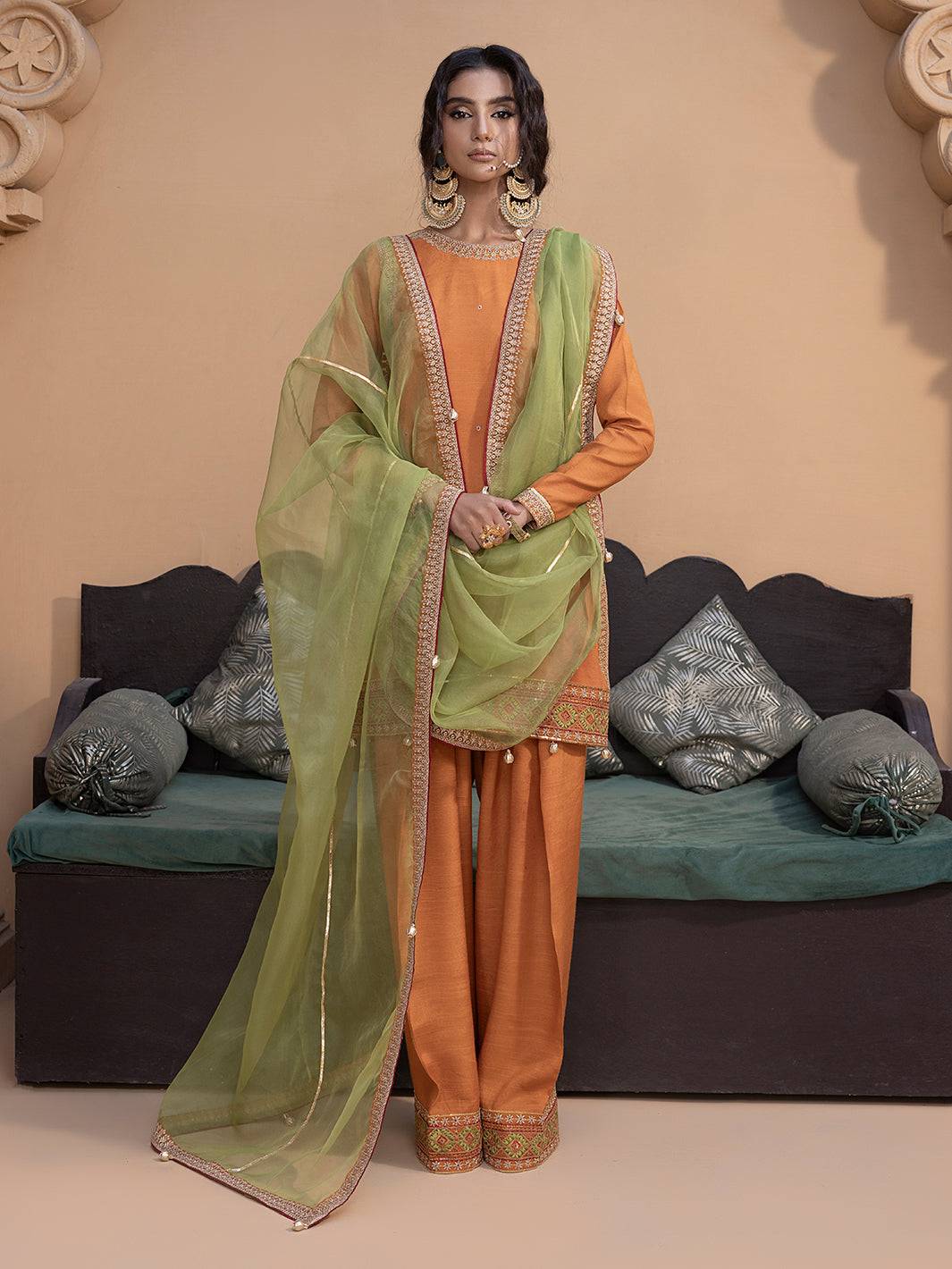 Hem Stitch | Raw Silk Edit 25 | Kashish by Maria Faisal - Registered Vendor of : Hemstitch - type : Ladies Clothes - 100% original wedding dresses